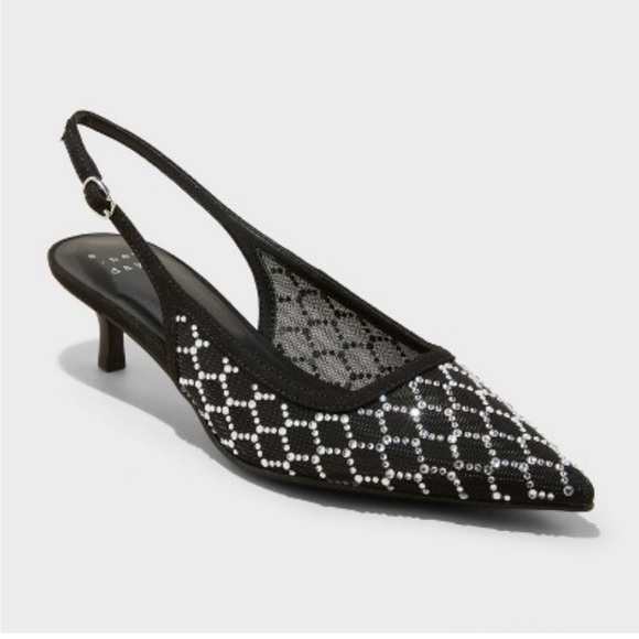 a new day Shoes - A New Day NWT Black Kitten Heel